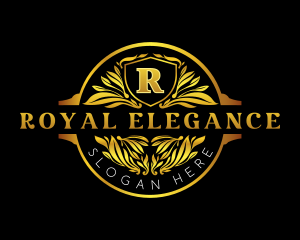 Elegant Royal Ornament Crest logo design