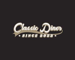 Retro Stylish Diner logo