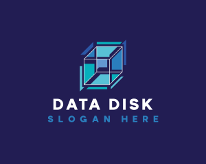 Digital Data Cube logo design