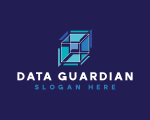 Digital Data Cube logo design