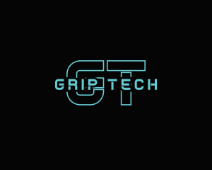 Futuristic Technology Game logo design