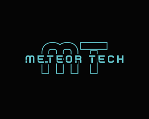 Futuristic Technology Game logo design