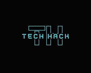 Futuristic Technology Game logo design