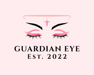 Beauty Model Eyelashes logo design