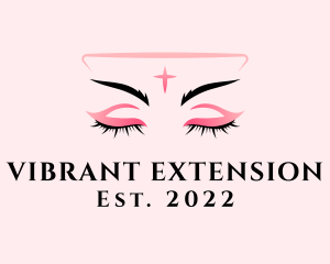 Beauty Model Eyelashes logo design