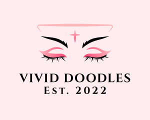 Beauty Model Eyelashes logo design