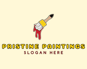 Art Paint Brush logo design