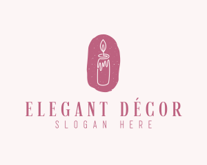 Candle Interior Designer Decor logo design