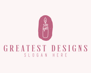 Candle Interior Designer Decor logo design