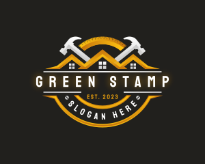 Hammer Contractor Carpentry logo design