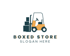 Logistics Transport Cart logo design