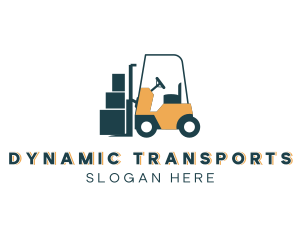 Logistics Transport Cart logo design