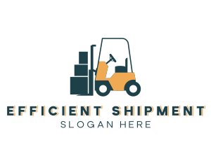 Logistics Transport Cart logo design