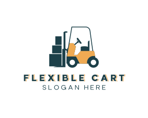 Logistics Transport Cart logo design