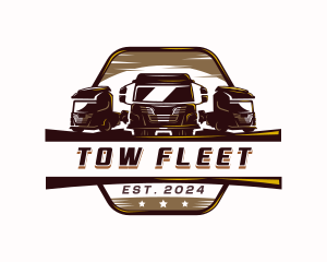 Truck Fleet Logistics logo design