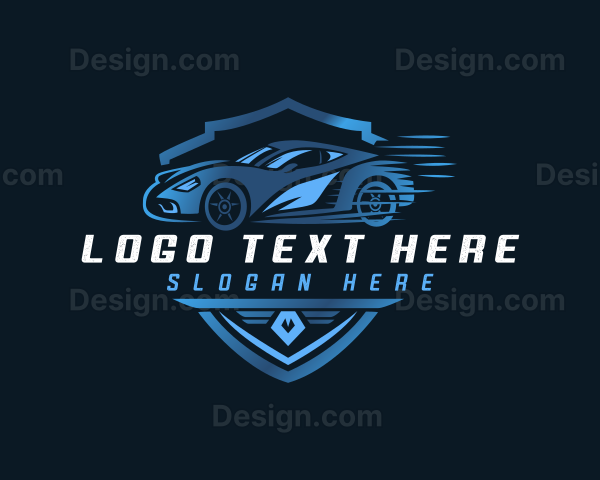 Race Car Speed Logo