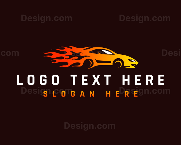 Fast Car Racing Logo