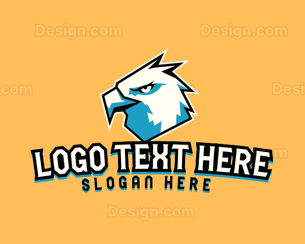 Geometric Eagle Head Logo