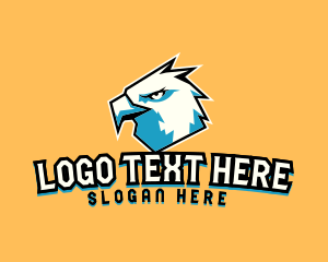 Geometric Eagle Head logo