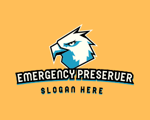 Geometric Eagle Head Logo