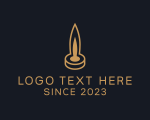 Scented Candle Flame logo