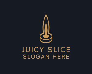 Scented Candle Flame Logo