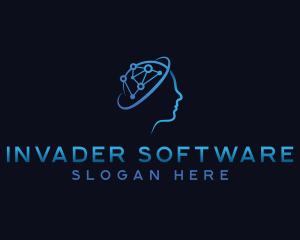 Head Technology Software logo design