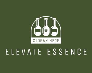 Bar Wine Bottles Logo
