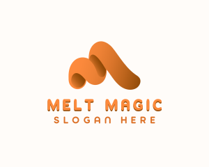 Generic Swirly Letter M logo design