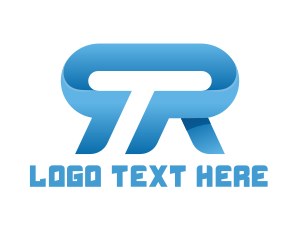 Blue T & R logo