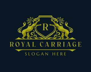 Luxury Lion Royal Ornament logo design