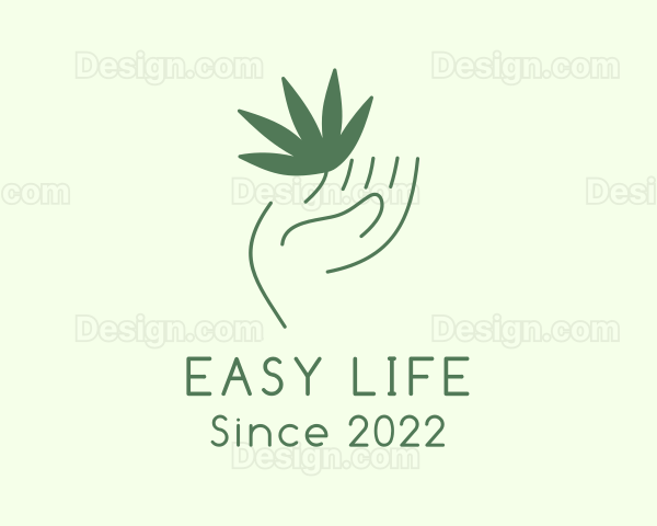 Hand Leaf Garden Logo