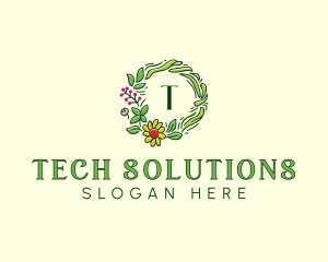 Floral Wreath Decor logo