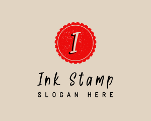 Handwritten Stamp Brand logo design