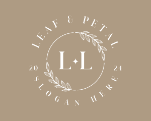 Elegant Botanical Leaf logo