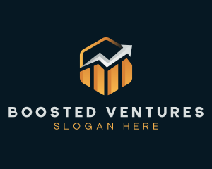 Graph Growth Investor logo design