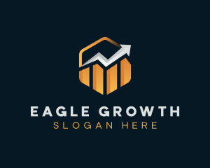 Graph Growth Investor logo design