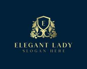 Royal Luxury Ornament Shield logo design