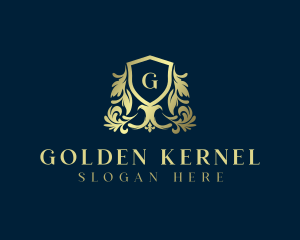 Royal Luxury Ornament Shield logo design