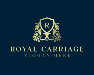 Royal Luxury Ornament Shield logo design