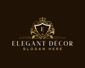 Elegant Crest Crown logo design