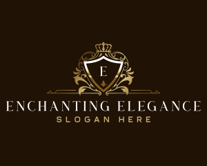 Elegant Crest Crown logo design