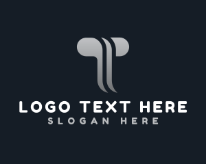 Social Media - Startup Media Agency Letter T logo design