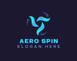 Fan Blade Turbine logo design