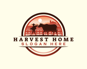 Farmer Cattle Pasture logo