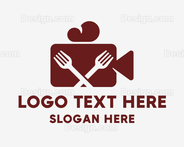 Culinary Food Vlogger Logo