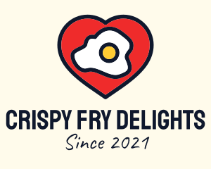 Fried Egg Lover  logo design