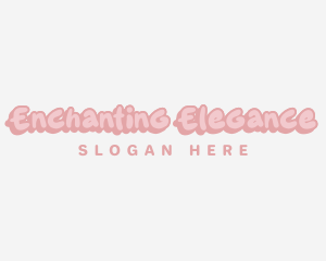 Cute Quirky Pastel logo design