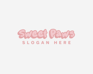 Cute Quirky Pastel logo design