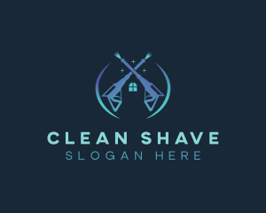 House Cleaning Pressure Washer logo design